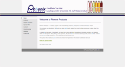 Desktop Screenshot of phoenixproducts.co.uk